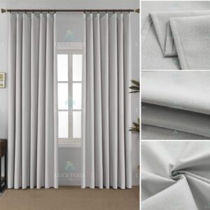 6010-41 Λευκό- 100%BLACKOUT – Με Τρέσα -270X270CM