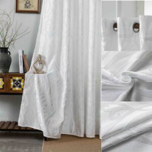 A6045-12-Λευκό- Με Κρίκο-270X280CM