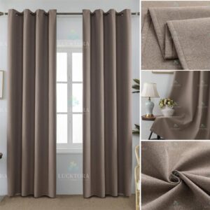 AD6010-4 Καφέ- 100%BLACKOUT – Με Κρίκο -140X265CM