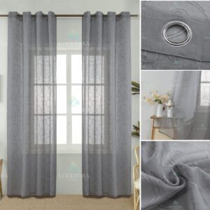 AD6013-2 Γκρί- Με Κρίκο - 140X270CM