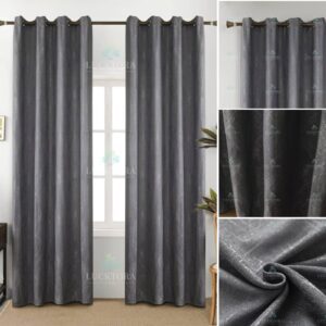 AD6015-1 Γκρί Σκούρο- Με Κρίκο -140X270CM