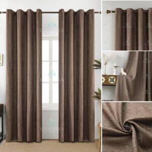 AD6015-13 Καφέ- Με Κρίκο -140X270CM