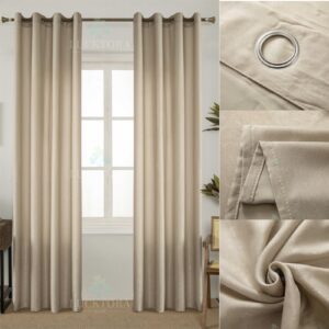 AD6341-14 Μπέζ- Με Κρίκο -140X290CM