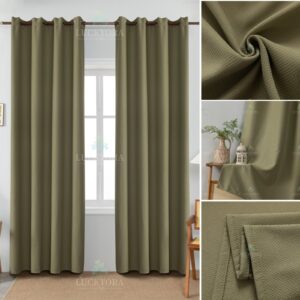 AD9027-3 Πράσινο- 90%BLACKOUT - Με Κρίκο - 140Χ265CM