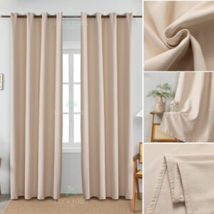 AD9027-4 Μπεζ- 90%BLACKOUT - Με Κρίκο - 140X265CM