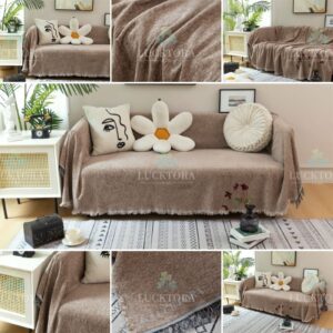 C12 ΡΙΧΤΑΡΙ CHENILLE-180Χ280CM-Μονόχρωμο -9 ΜΠΕΖ