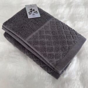 X8502-Γκρί Σκούρο-Πετσέτες Προσώπου