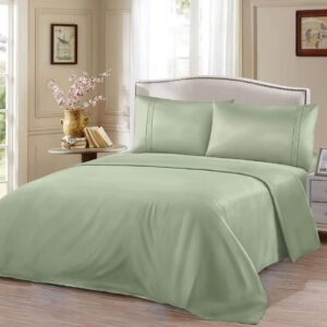 Σεντόνια Σετ Μονόχρωμα - Πράσινο ΥΠΕΡΔΙΠΛΟ-220x240CM