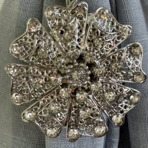 Μαγνήτες Κουρτινών Σχέδιο 4- Aσημένιο