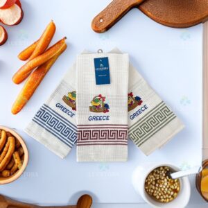 Ποτηρόπανα Κουζίνας - Φρούτα - 40Χ60CM ΠΡΑΣΙΝΟ