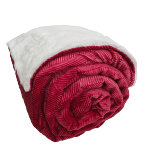 Κουβερτοπάπλωμα “Rubinea” – Εκλεπτυσμένη Flannel Υφή, Ζεστή Γούνα Κουνελιού & Ανεξίτηλα Χρώματα