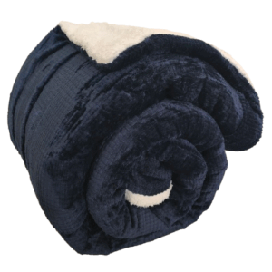 Κουβερτοπάπλωμα Πολυτελείας “Azurea” – Ζακάρ Φανελένιο & Καπιτονέ Τριών Στρώσεων