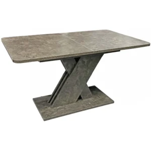 Ανοιγόμενη Τραπεζαρία Καφέ Δίχρωμο 140-180x85x75cm